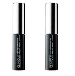 Clinique High Impact Mascara 01 Black Mascara Impact Optimal .14 Oz Each (Lot Of 2)