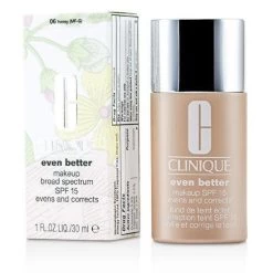 Clinique - Even Better Makeup SPF15 (Dry Combinationl To Combination Oily) - No. 06 Honey - 30ml/1oz
