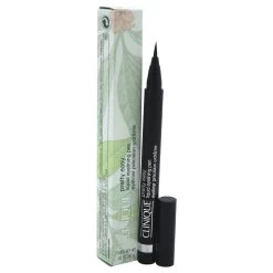 Clinique Pretty Easy Liquid Eyelining Pen | Precision Brush With 24-Hour Smudge And Budge-Resistant Wear | Ophthalmologist Tested | Free Of Parabens, Phthalates, And Fragrance | Black - 0.02 Oz