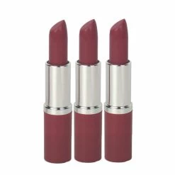 Clinique Pack Of 3 X Pop Lip Colour + Primer #14 Plum Pop Travel Size, Unboxed
