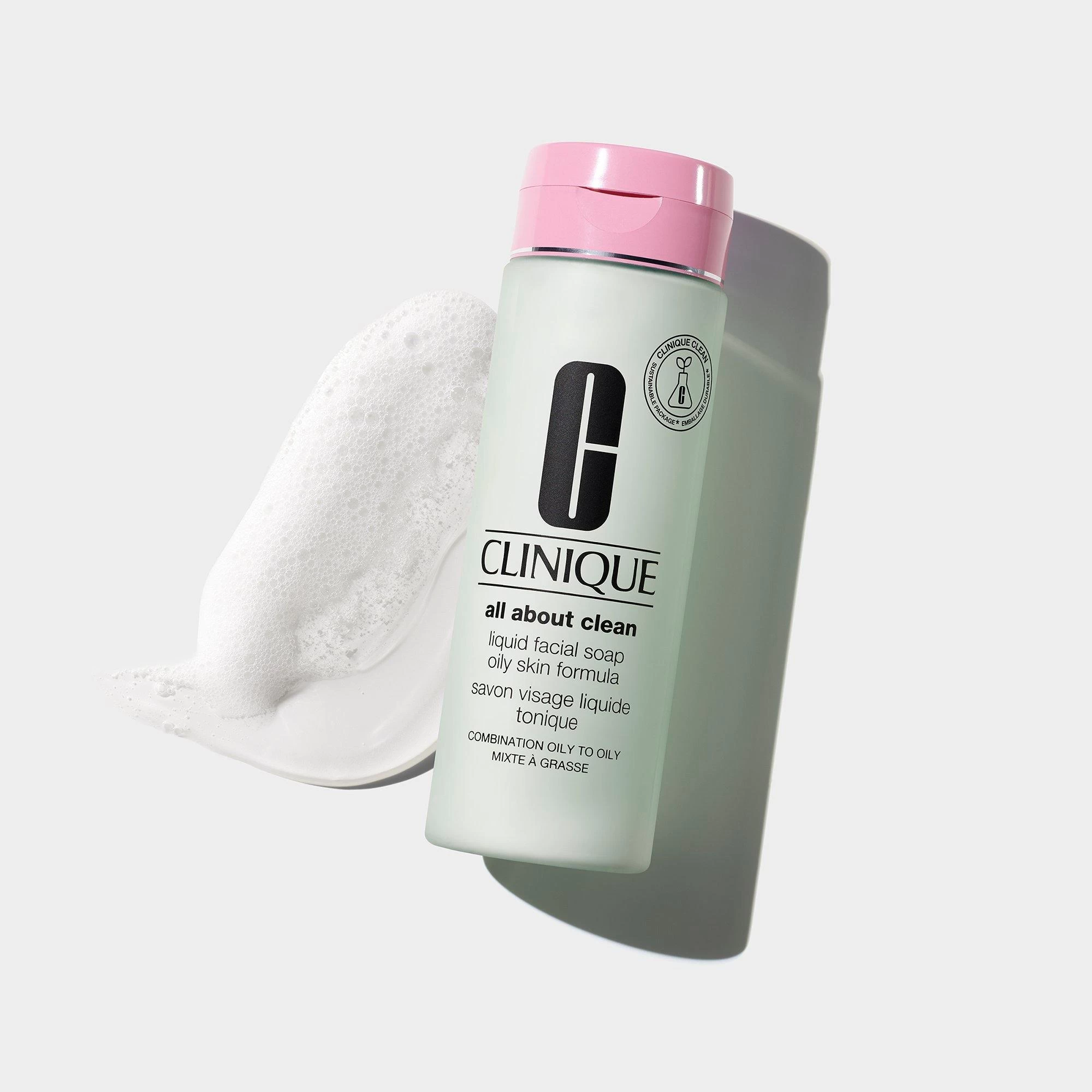 Clinique All About Clean Liquid Facial Soap Oily 4 Clinique All About Clean Liquid Facial Soap Oily - Image 2