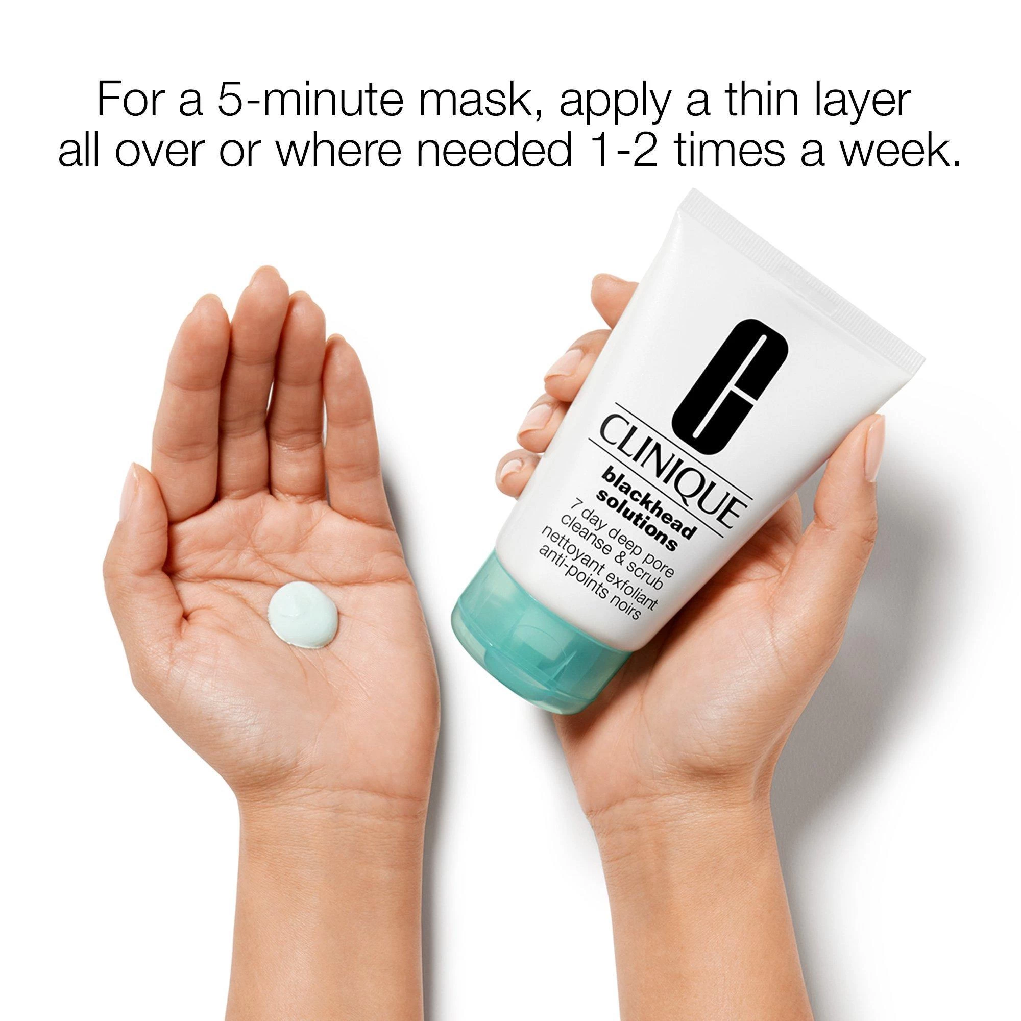 Clinique Blackhead Solutions 7 Day Deep Pore Cleanse & Face Scrub 6 Clinique Blackhead Solutions 7 Day Deep Pore Cleanse & Face Scrub - Image 4