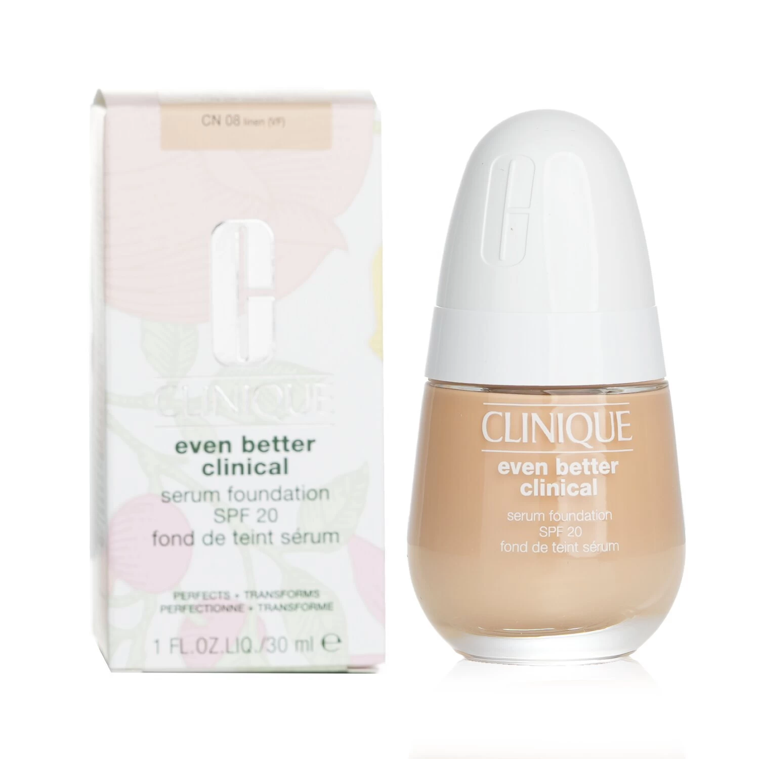 Clinique Even Better Clinical Serum Foundation SPF 20 - # CN 08 Linen 30ml 4 Clinique Even Better Clinical Serum Foundation SPF 20 - # CN 08 Linen 30ml - Image 2