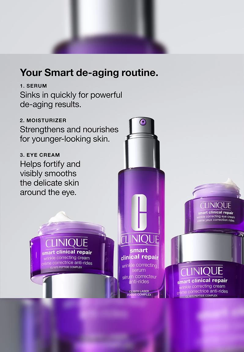 Clinique Smart Clinical Repair™ Wrinkle Correcting Cream Mini 6 Clinique Smart Clinical Repair™ Wrinkle Correcting Cream Mini - Image 4